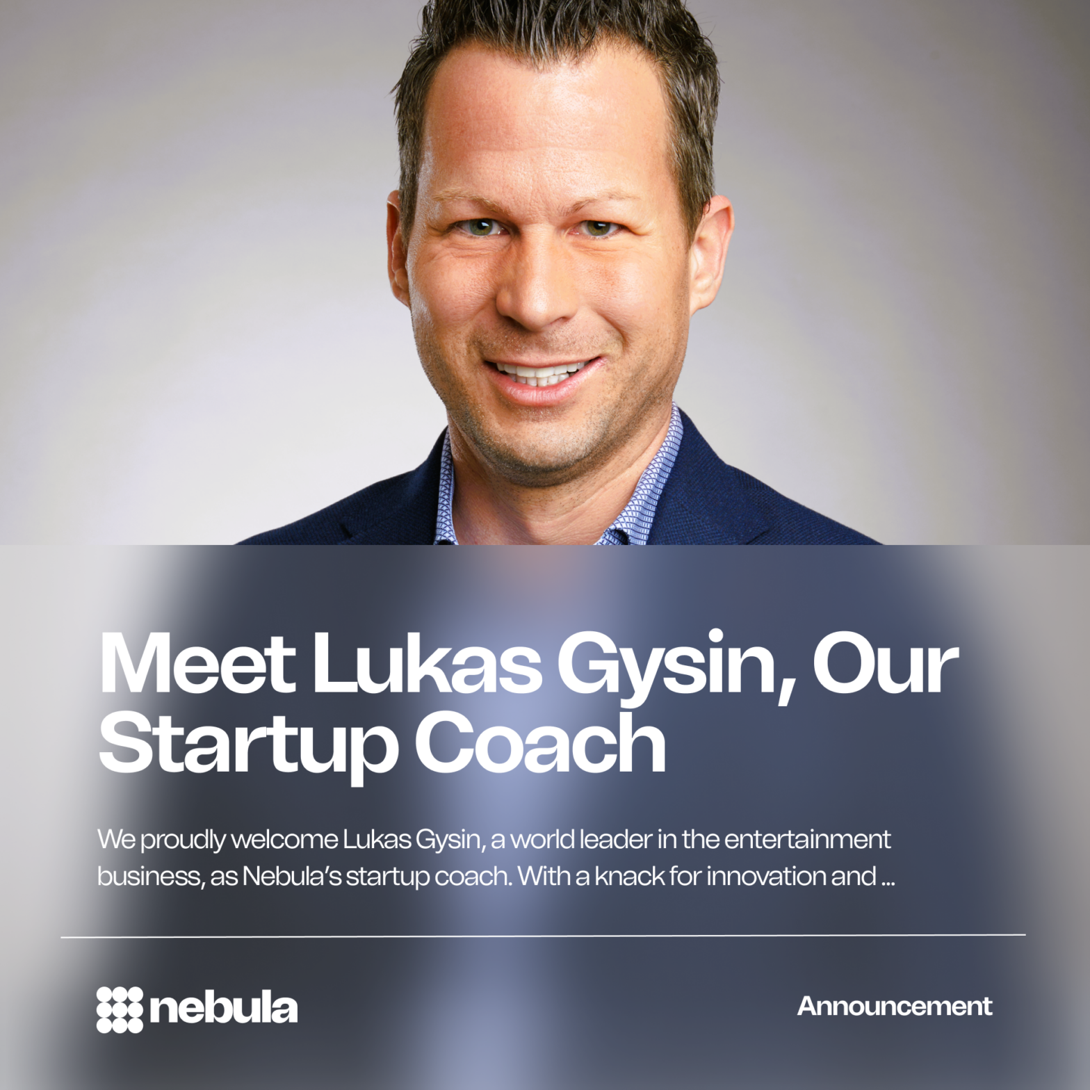 Meet Lukas Gysin: Nebula’s Pioneering Startup Coach